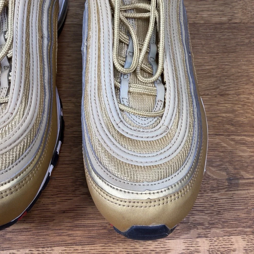 Nike Air Max 97 OG Metallic Gold 2023 DM0028-700 Men's Size 11 Shoes Sneakers